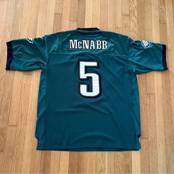 Rare Reebok Philadelphia Eagles McNabb Jersey On Field 52 Embroidered Retro NFL